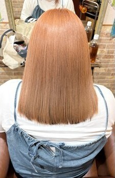 クラウドヘアー東照宮店／オレンジベージュ